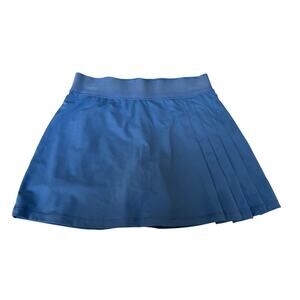 Prince Girls Basin Blue Match Pleated Fashion Skort Size M